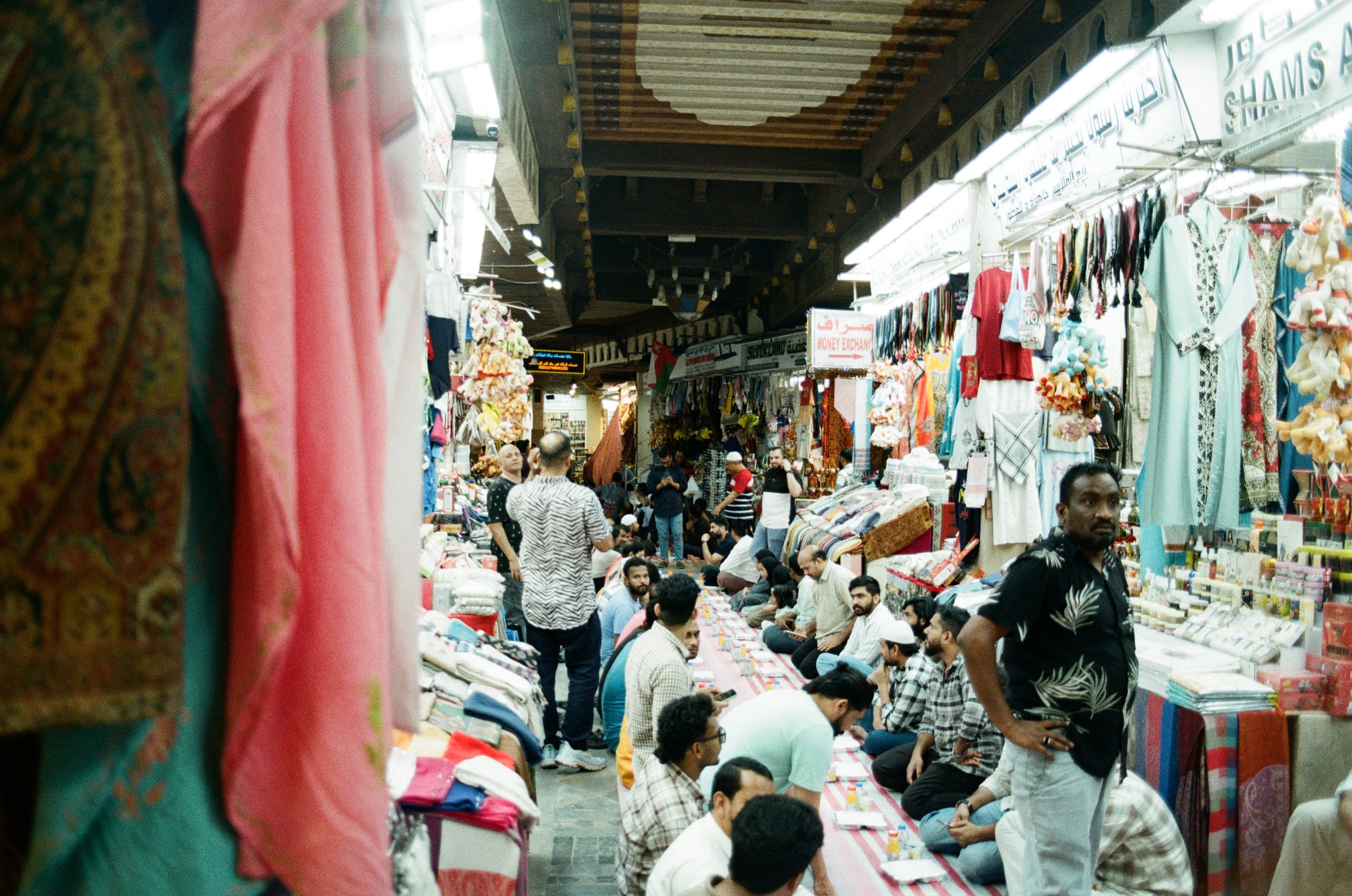 Iftar dinner for the workers of Mutrah Souq.